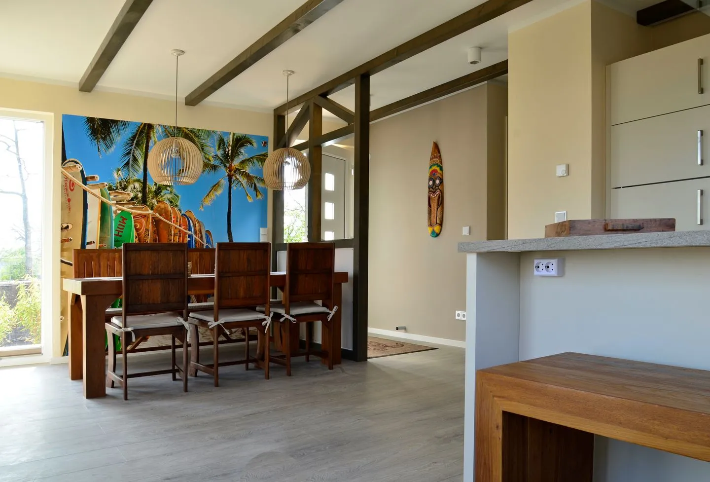 Typ A Ferienhaus - Kailua Pelzerhaken - Küche / Küchenzeile