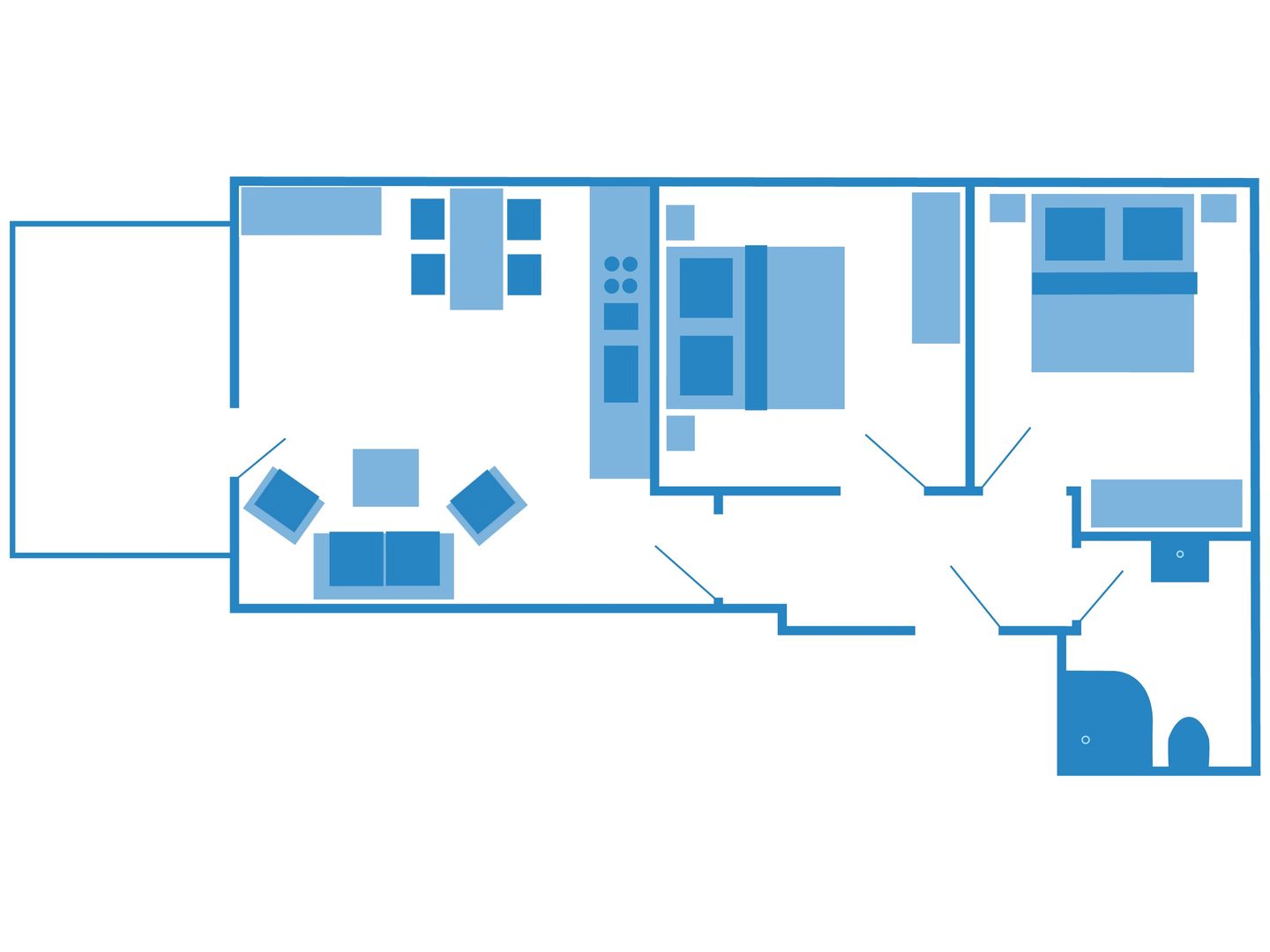 Zur Hanse Wohnung 4.1 Ostseeheilbad Zingst - Grundriss