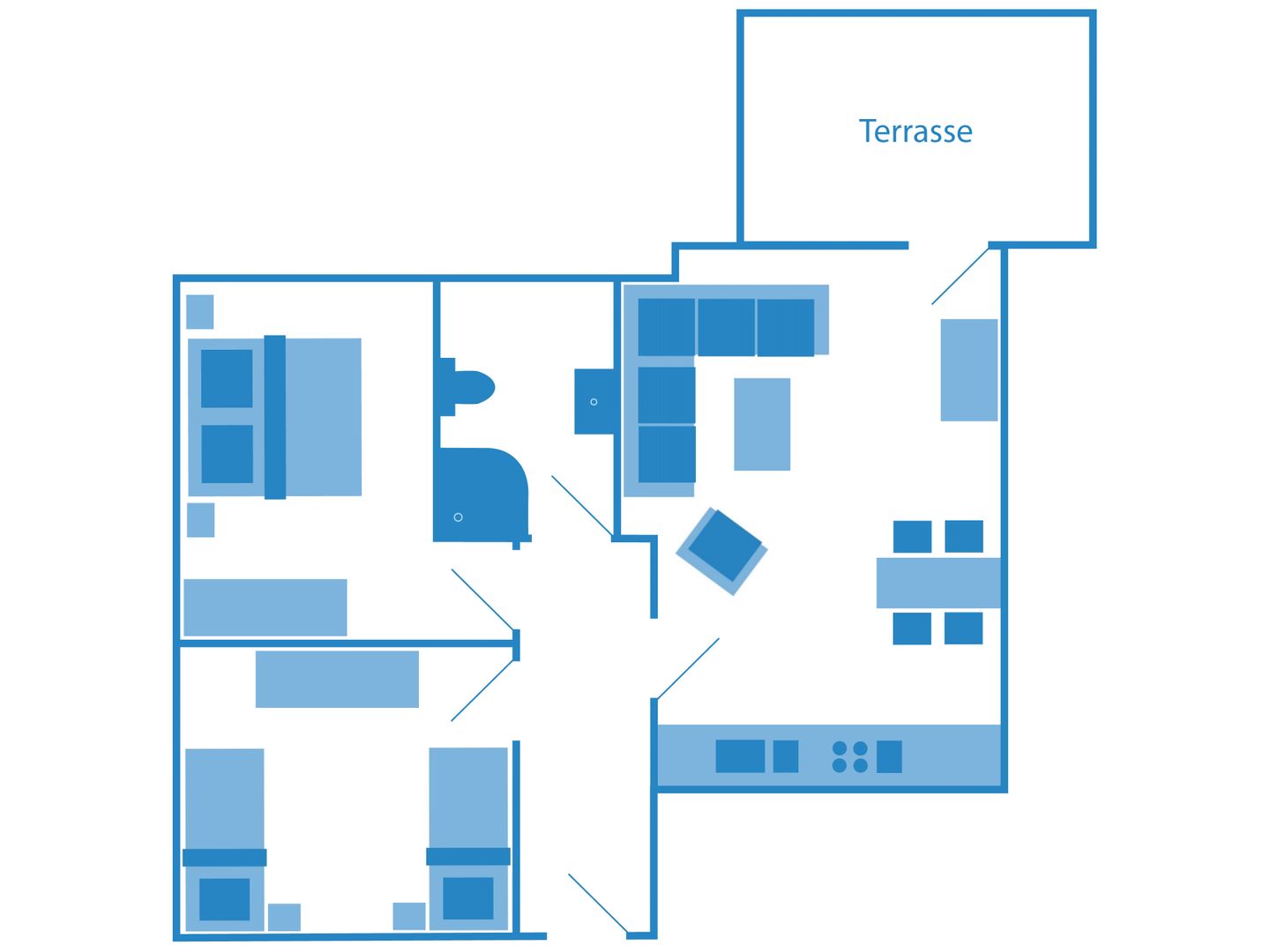 Zur Hanse Wohnung 4.2  - Grundriss