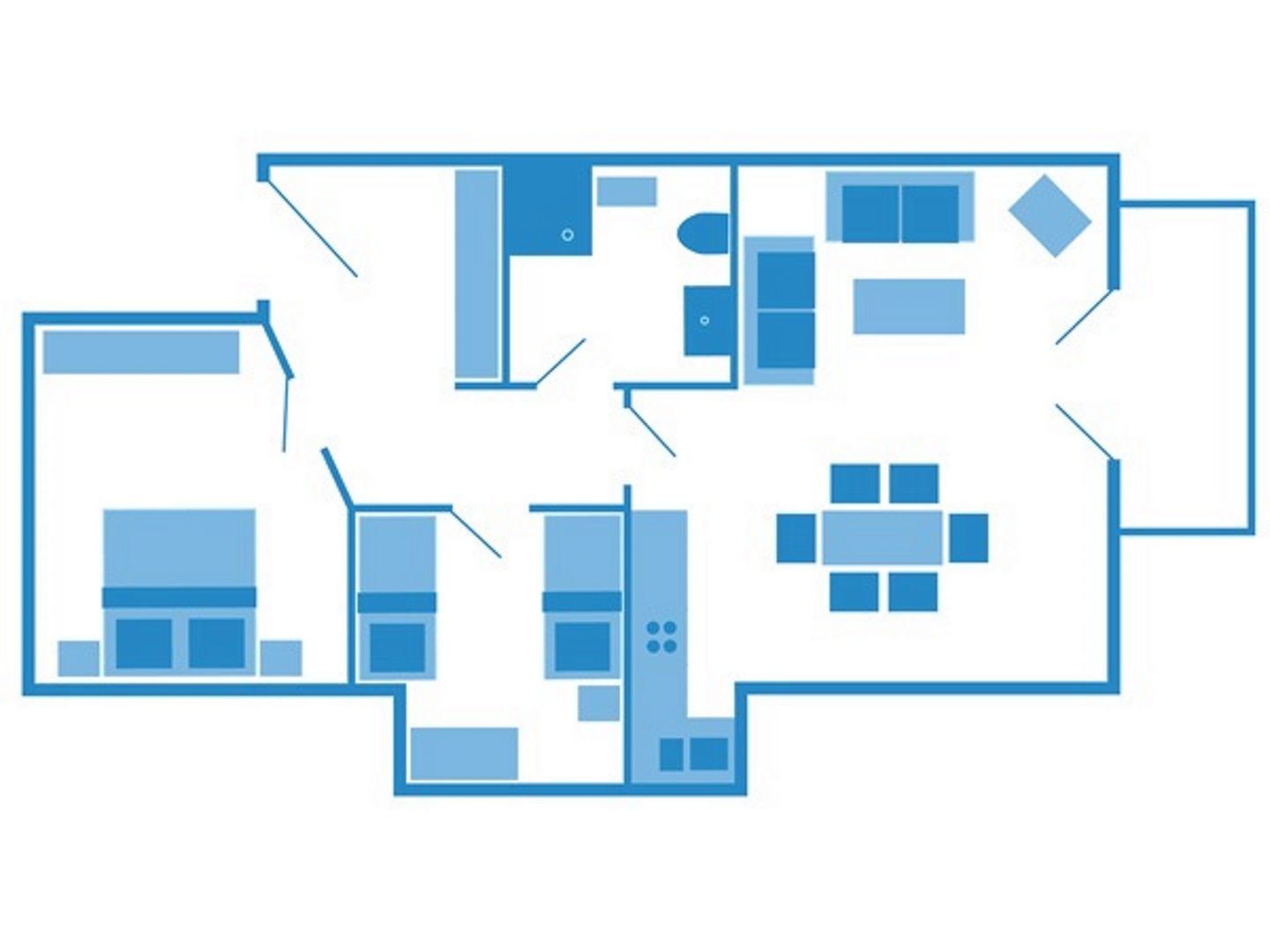 Parkresidenz am Hafen Wohnung HF 32  - Grundriss