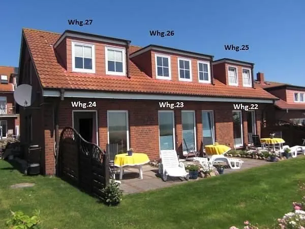 Haus *Südspitze 34* Ferienwohnung „Südspitze 34/25 - Schlieter" Wittdün auf Amrum - Hausansicht