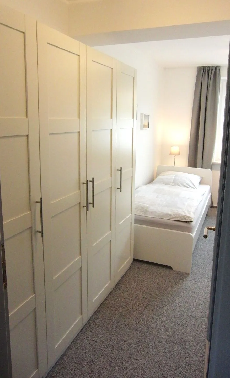 Ferienwohnung *Meeresleuchten* Wittdün auf Amrum - Schlafzimmer 1 der Ferienwohnung Meeresleuchten in Wittdün auf Amrum