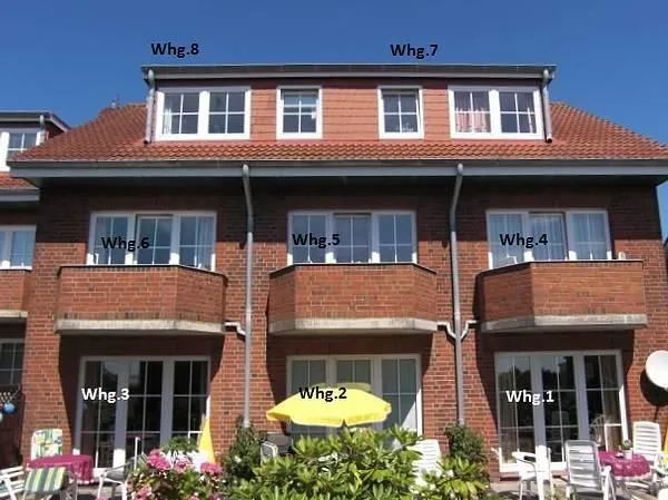 Haus *Südspitze 18* Ferienwohnung "Südspitze 18/3" Wittdün auf Amrum - Hausansicht -Südspitze 18-