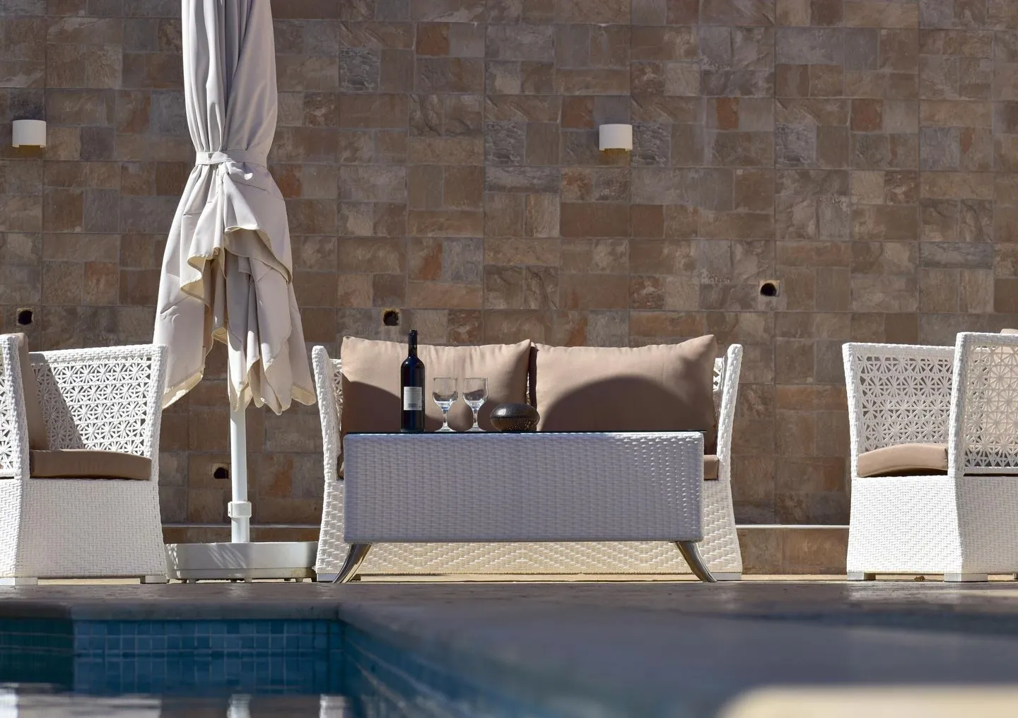  Pantokratora's Aghios Mattaios - Terrasse