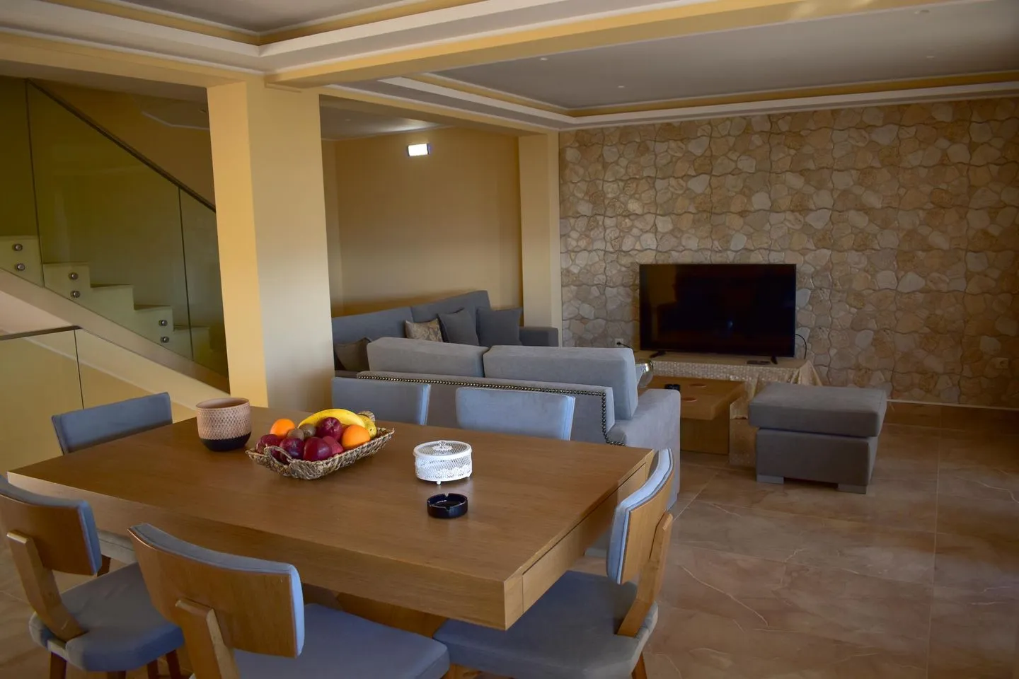  Pantokratora's Aghios Mattaios - Wohnzimmer