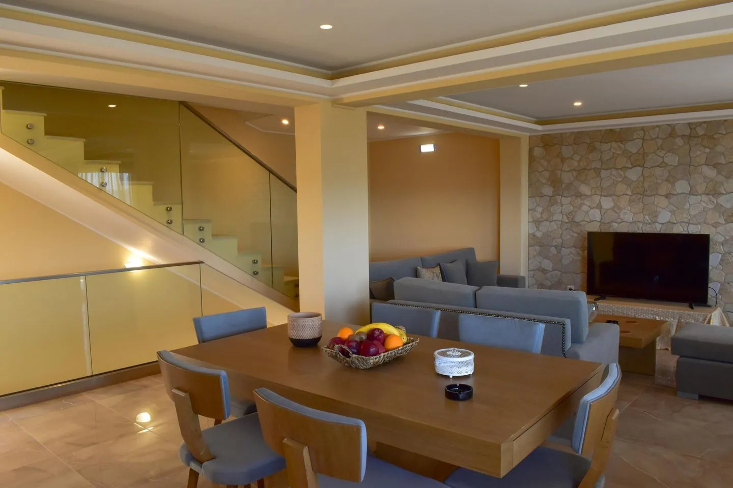  Pantokratora's Aghios Mattaios - Wohnzimmer