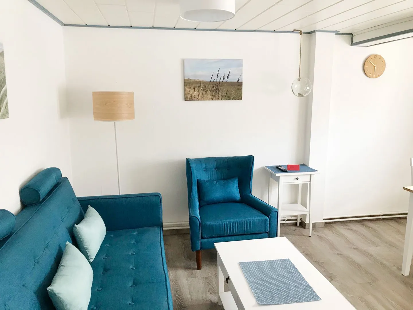 Haus Frisia Ferienwohnung Frisia 3 Norddorf auf Amrum - Wohnzimmer in der Ferienwohnung Frisia 3 in Norddorf auf Amrum