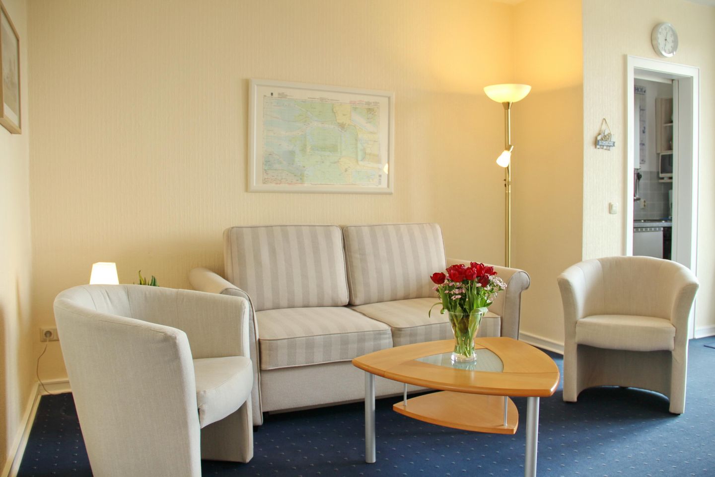 Nordseekante, Whg. 505 Wohnzimmer