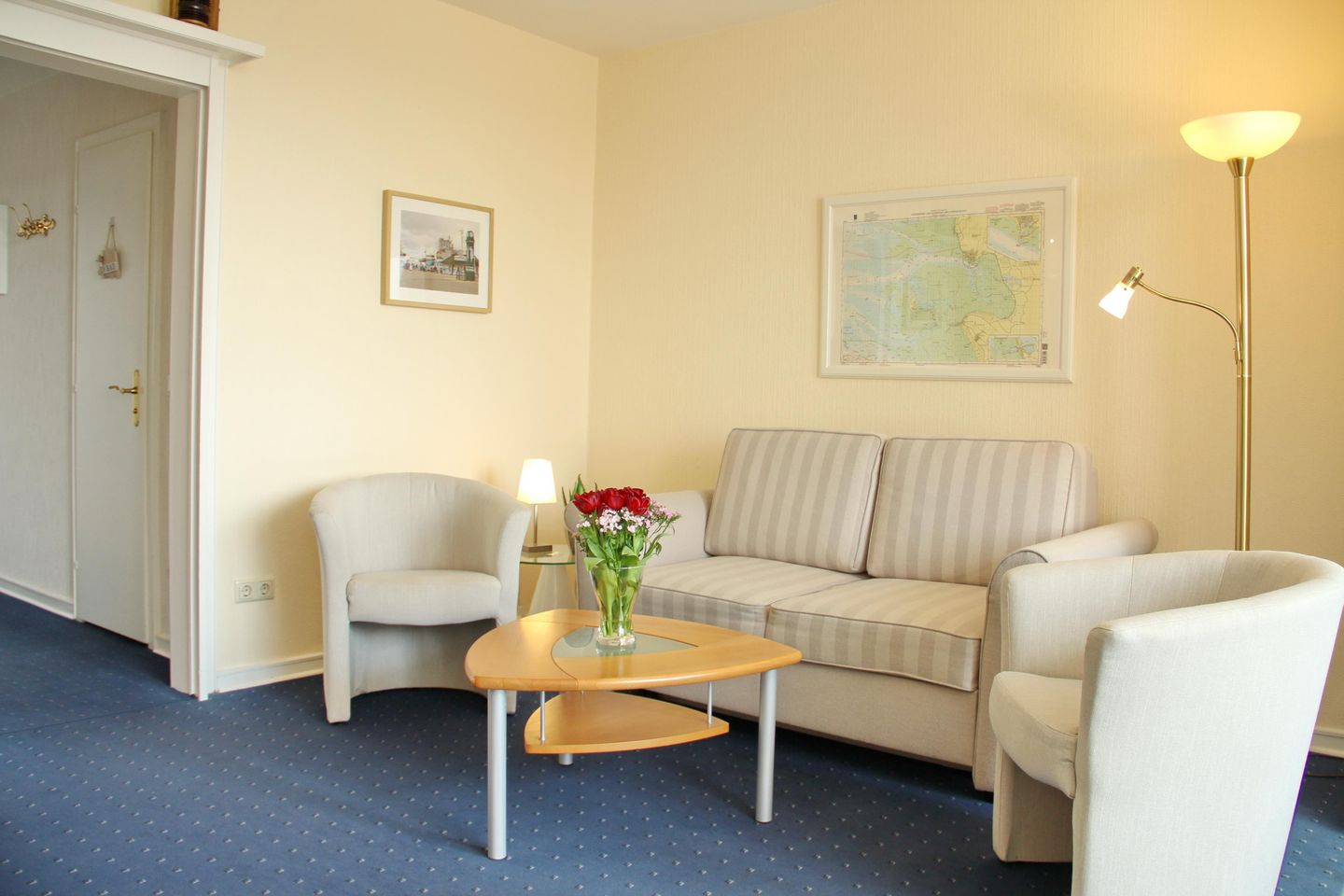 Nordseekante, Whg. 505 Wohnzimmer