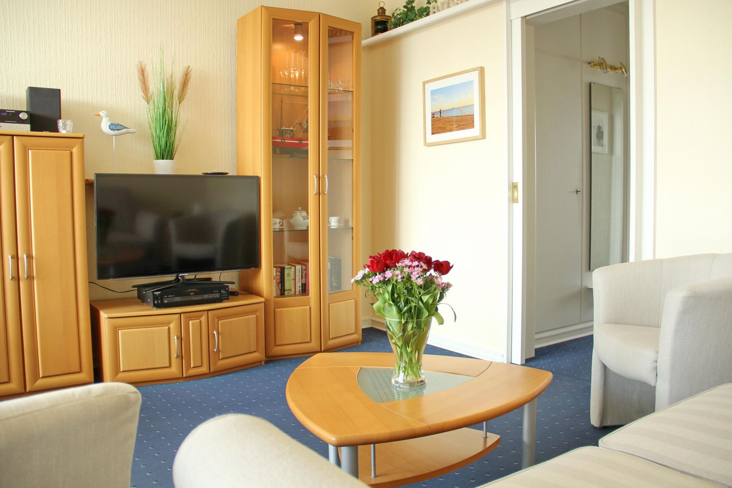Nordseekante, Whg. 505 Wohnzimmer