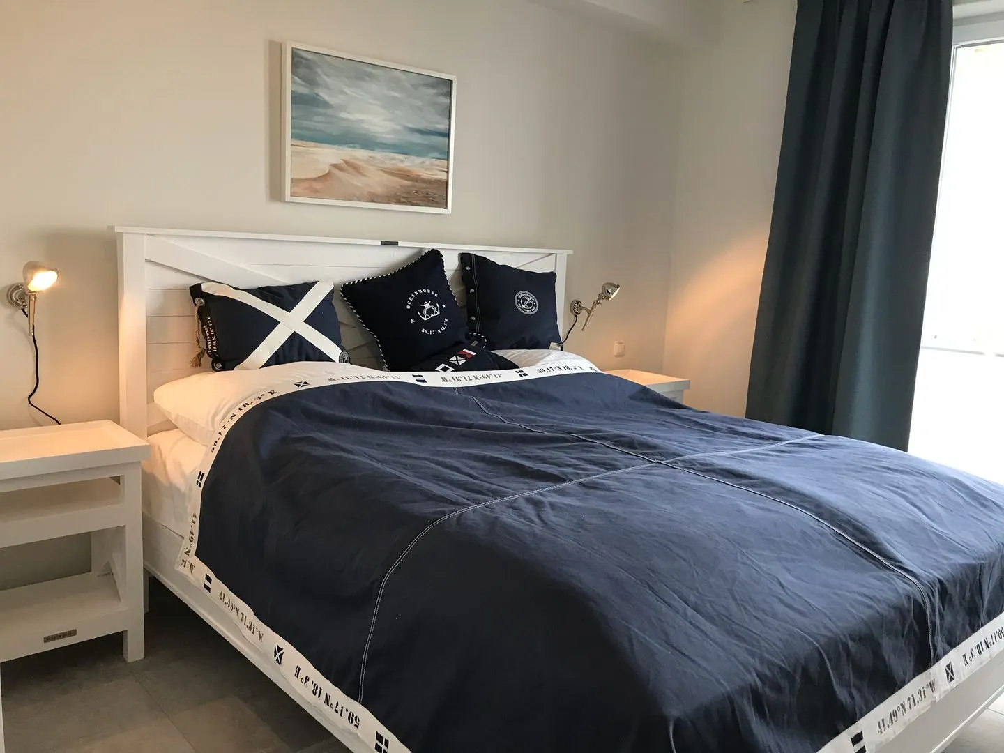 Haus *Weiße Düne* Ferienwohnung *Weiße Düne 3 / OceanView* Wittdün auf Amrum - Schlafzimmer 1