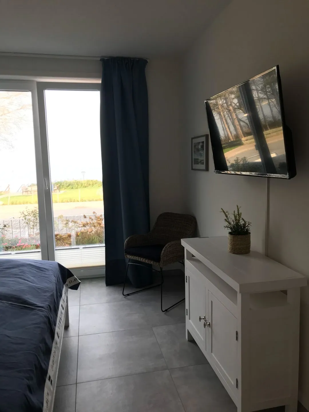 Haus *Weiße Düne* Ferienwohnung *Weiße Düne 3 / OceanView* Wittdün auf Amrum - Schlafzimmer 1