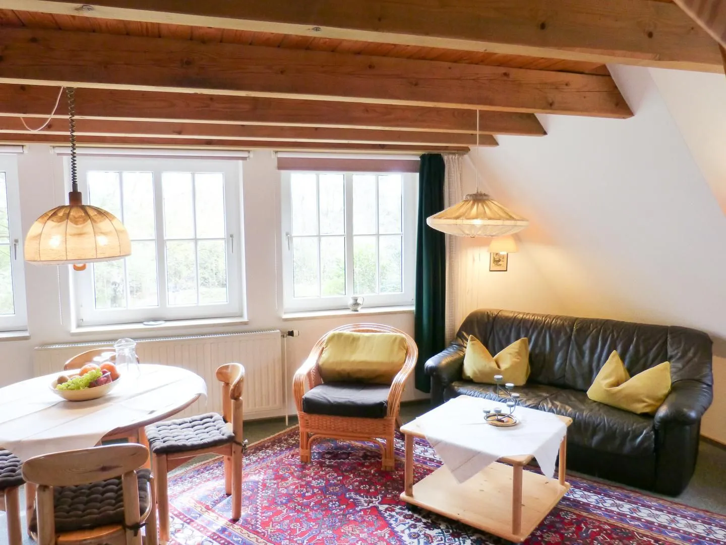 Haus Troeltsch Ferienwohnung „Bi Elschen" Nebel auf Amrum - Sofa in der Ferienwohnung Bi Elschen in Nebel auf Amrum