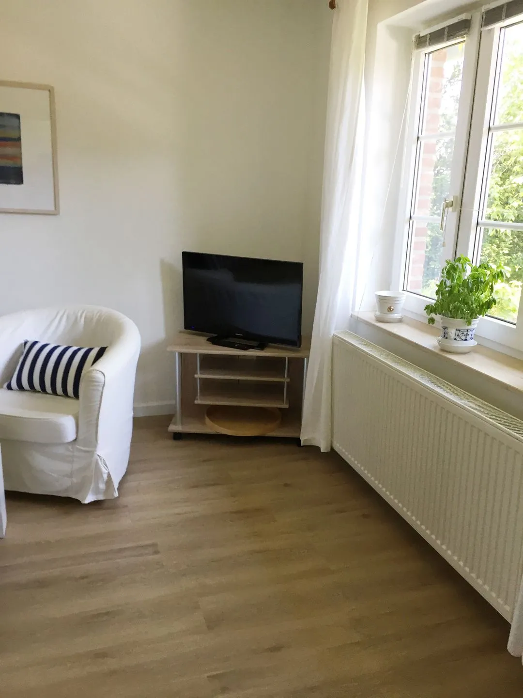 Haus Anneliese Ferienwohnung Welle Norddorf auf Amrum - Wohnzimmer der Ferienwohnung Welle in Norddorf auf Amrum