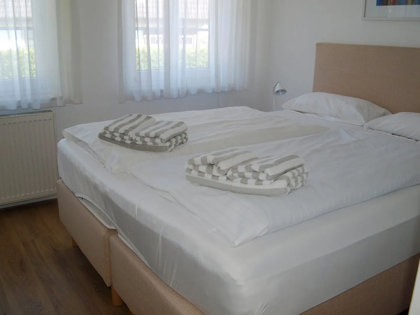 Haus Anneliese Ferienwohnung Welle Norddorf auf Amrum - Schlafzimmer in der Ferienwohnung Welle in Norddorf auf Amrum