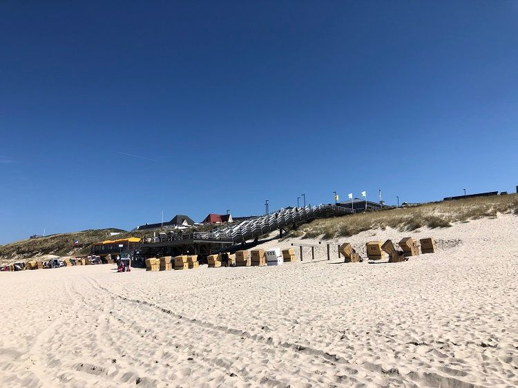 Sommer Sylt Wenningstedt Strandkörbe Strand