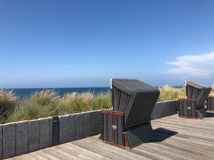 Sommer Strandkorb Wenningstedt