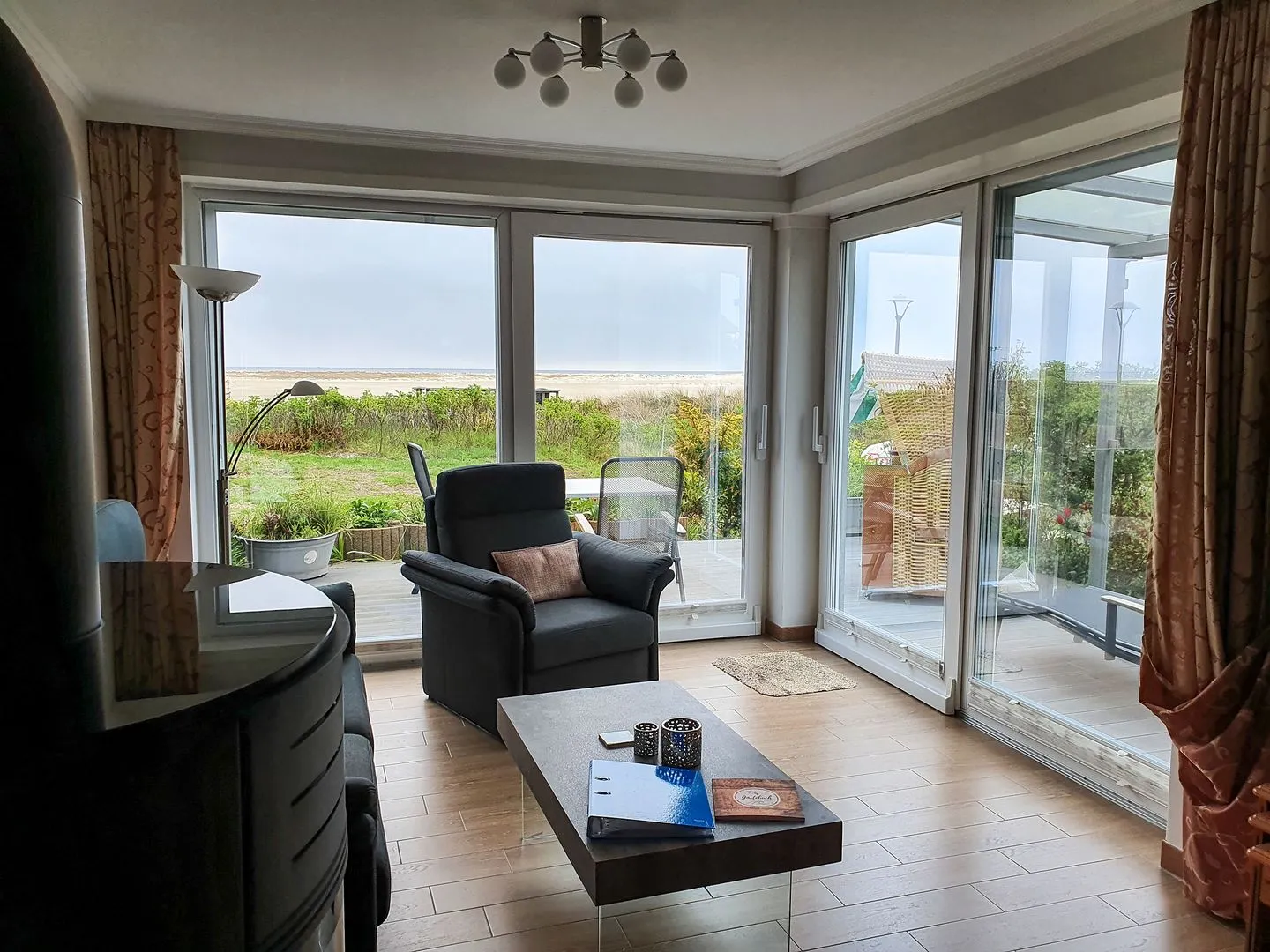 Haus Kap Hoorn Ferienwohnung Passat Wittdün auf Amrum - Blick auf den Kniep