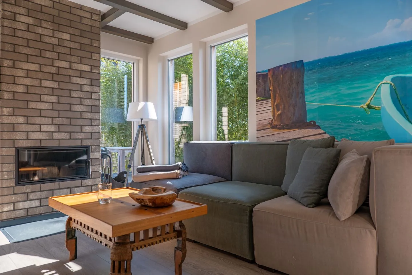 Typ B1 Ferienhaus - Paia Pelzerhaken - Wohnzimmer