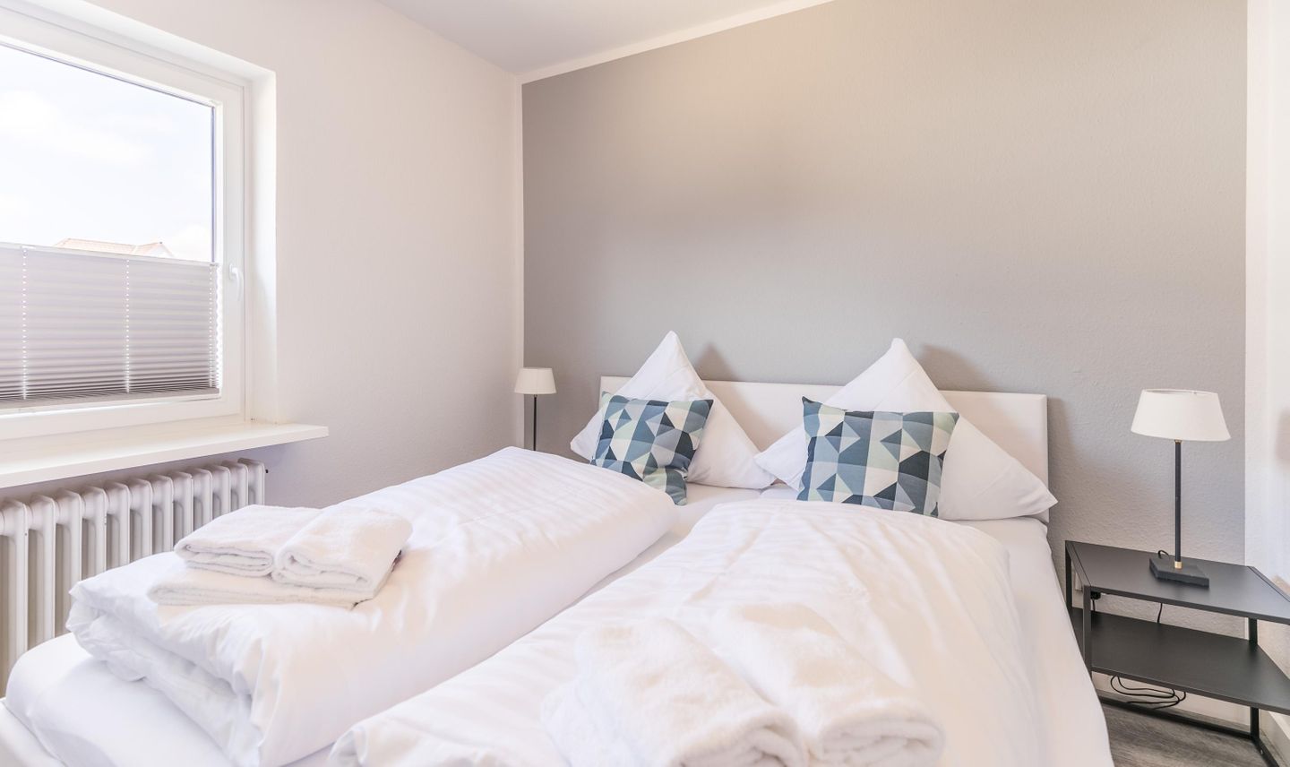 Schlafzimmer 2 mit Doppelbett