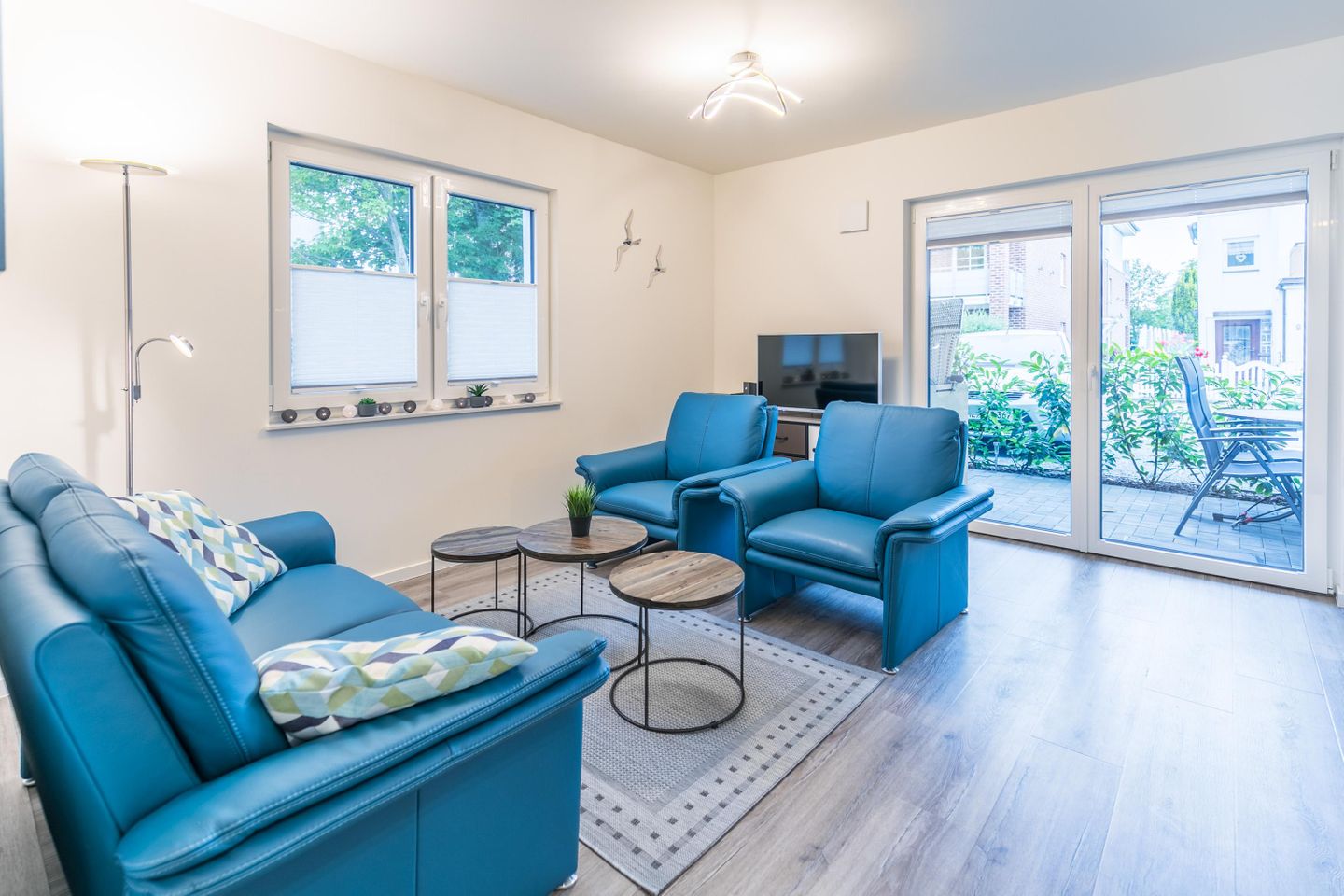 Wohnung Strandtraum Wohnzimmer