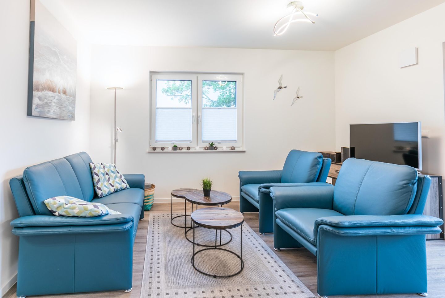 Wohnung Strandtraum Wohnzimmer