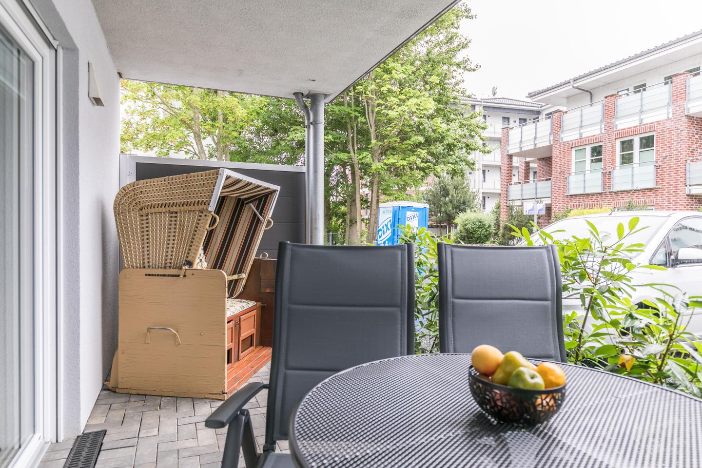Wohnung Strandtraum Terrasse