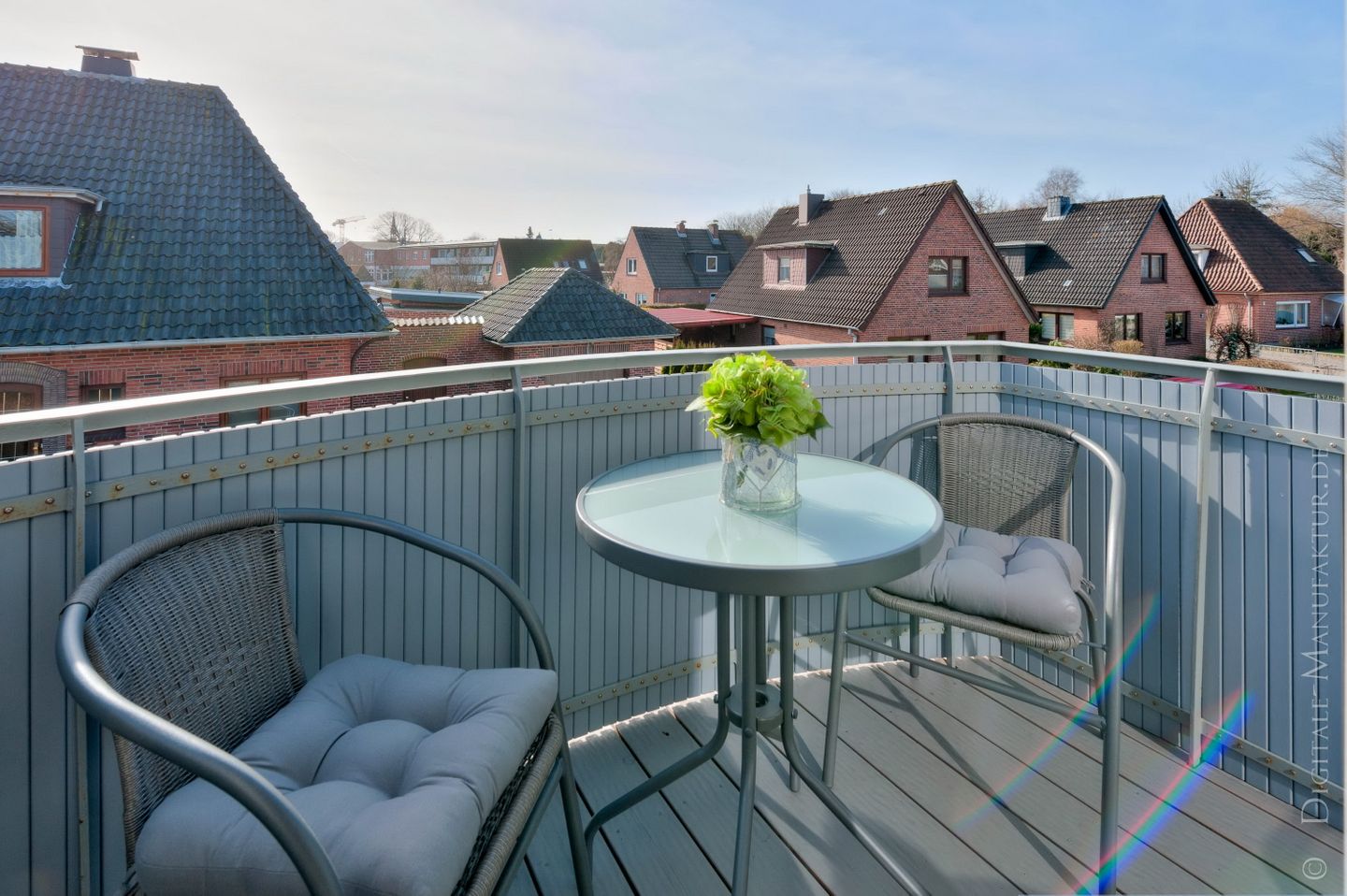 Ferienhaus Kleine Flucht Balkon
