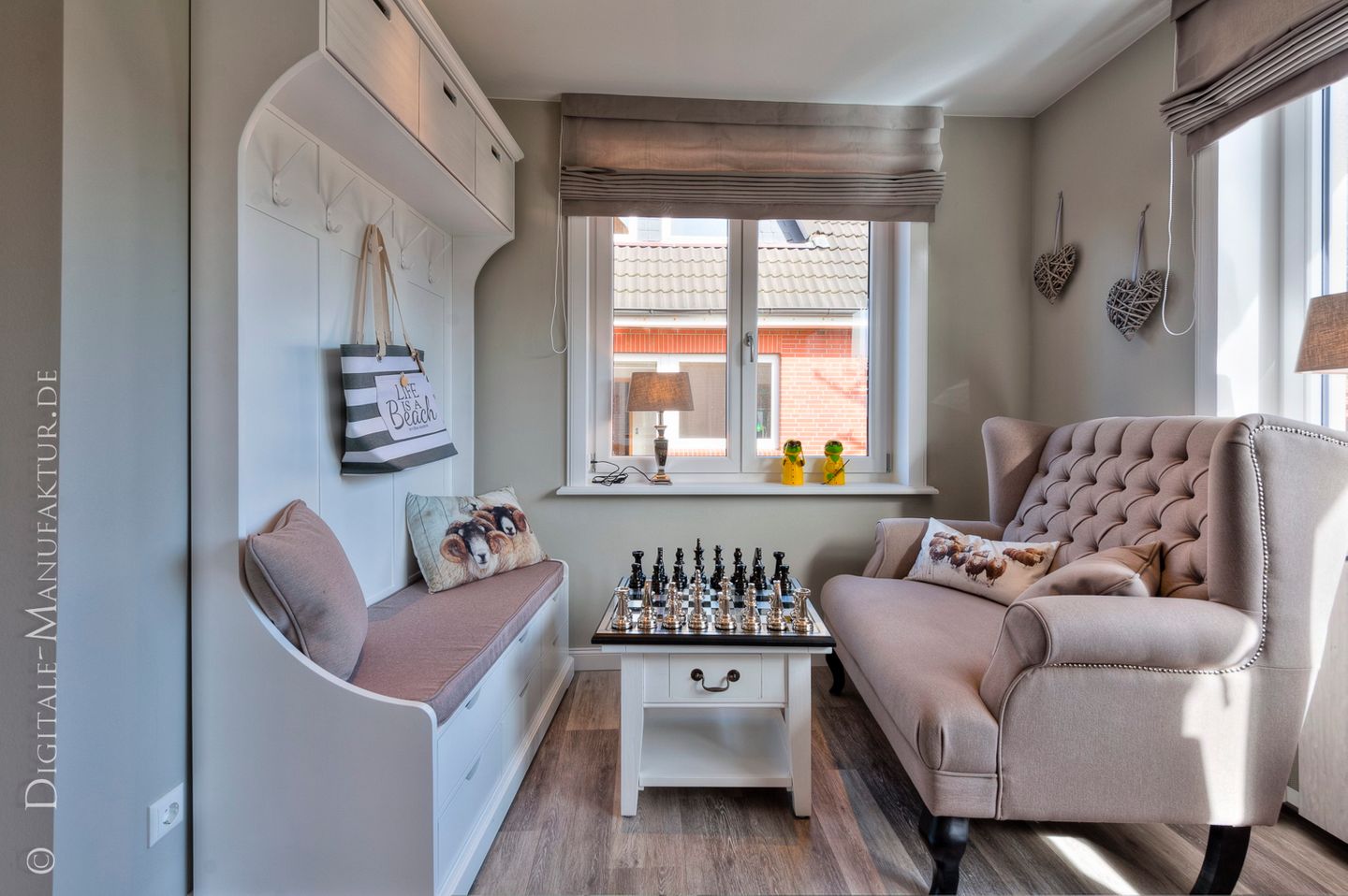 Ferienhaus Kleine Flucht Wohnzimmer