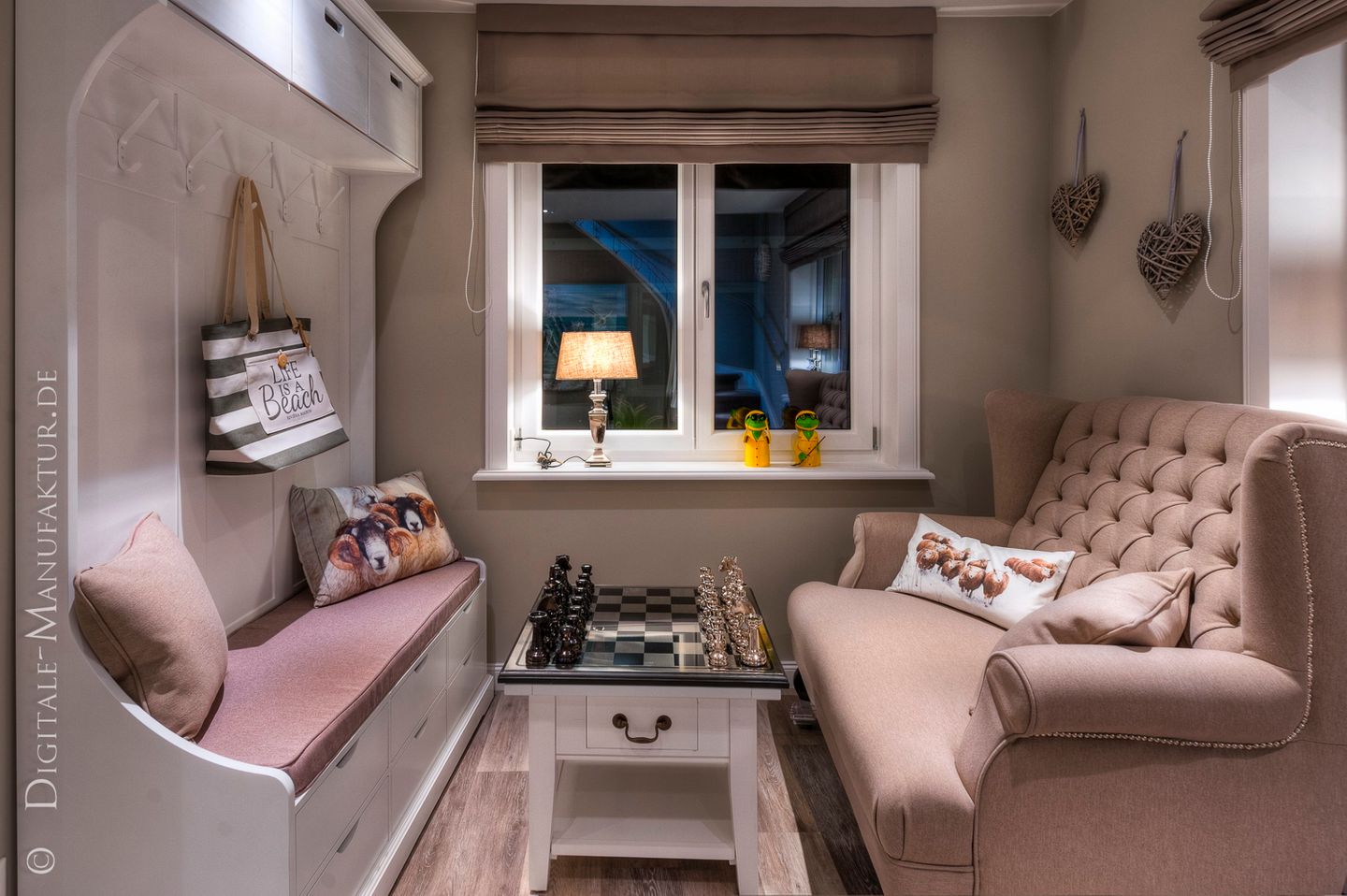 Ferienhaus Kleine Flucht Wohnzimmer