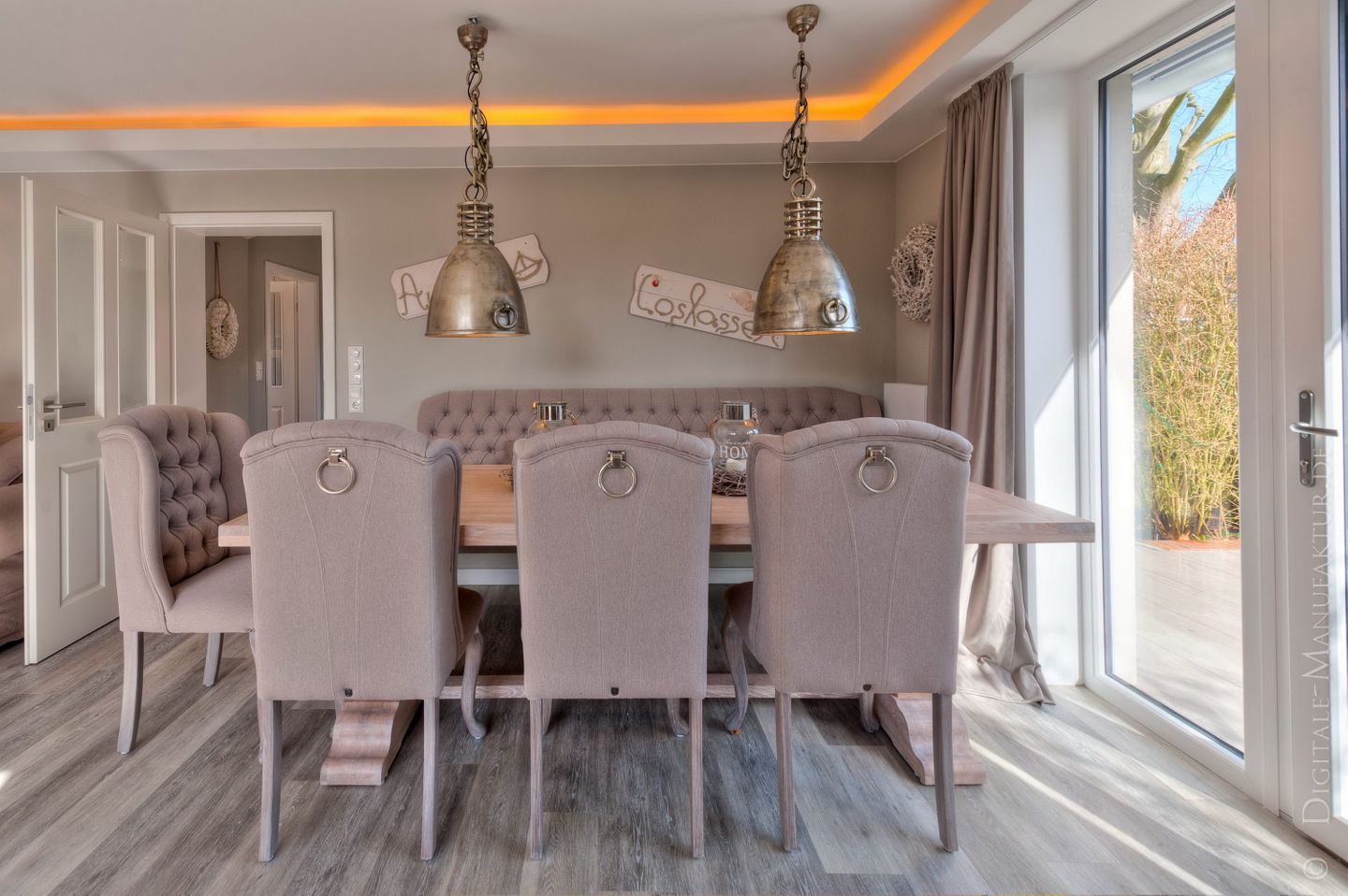 Ferienhaus Kleine Flucht Wohnzimmer