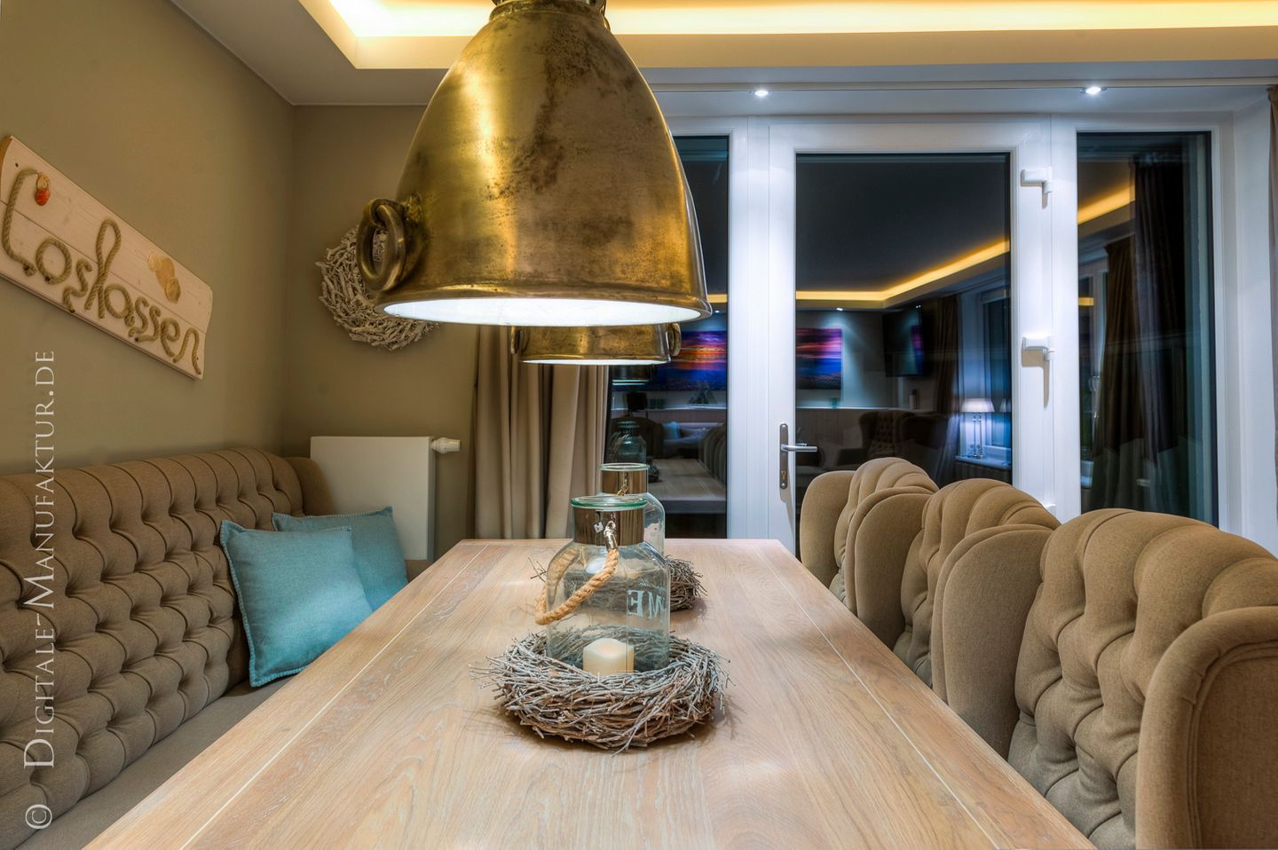 Ferienhaus Kleine Flucht Wohnzimmer