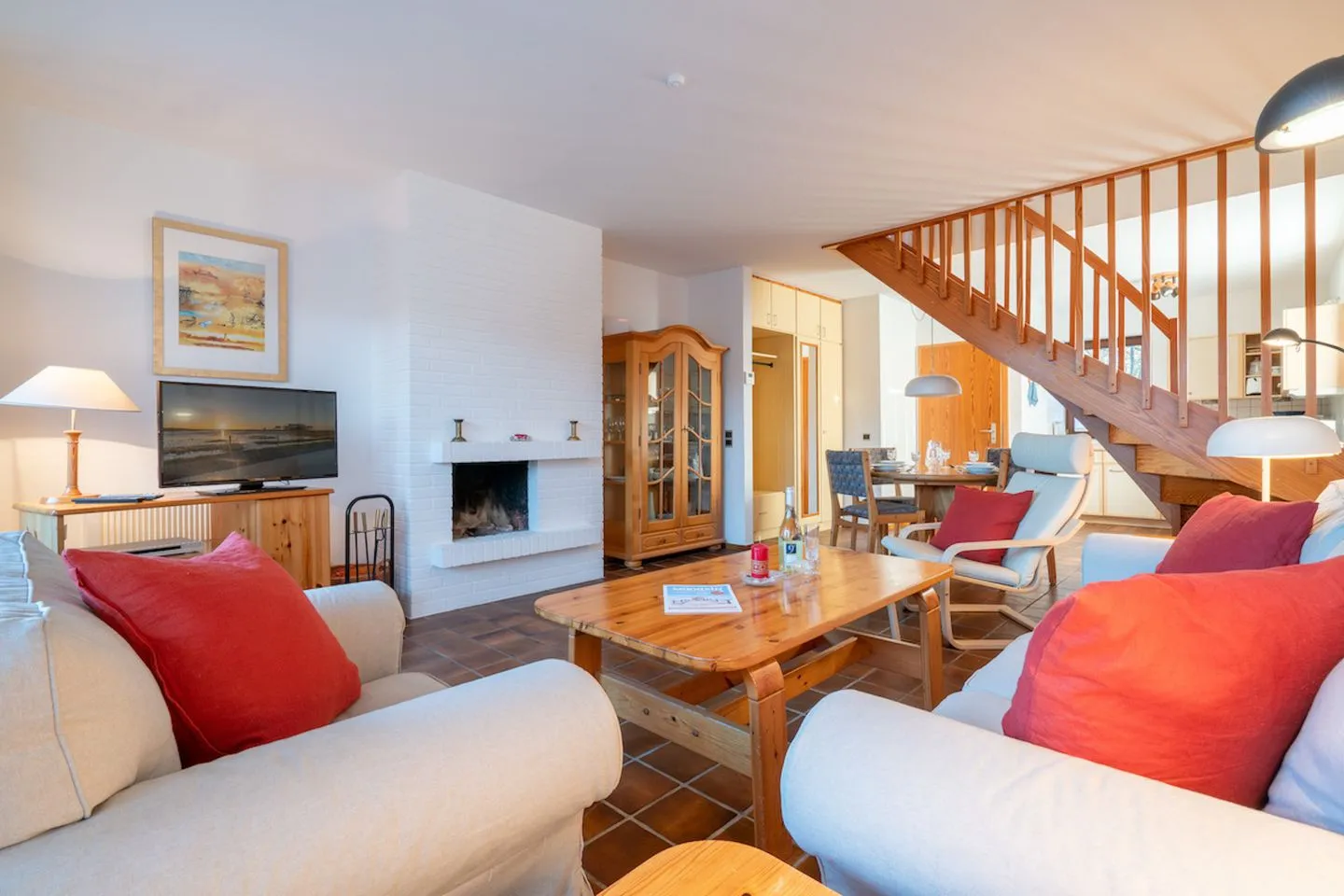 Dünenglück Dorf - Wohnzimmer