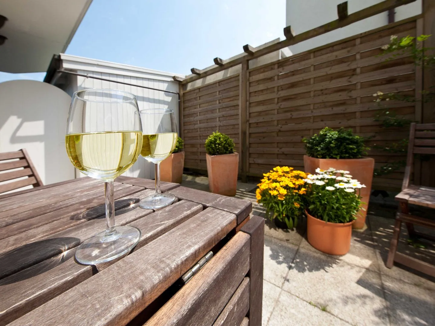 (ARW3) Ferienwohnung Kossmann 1 Niendorf - Terrasse