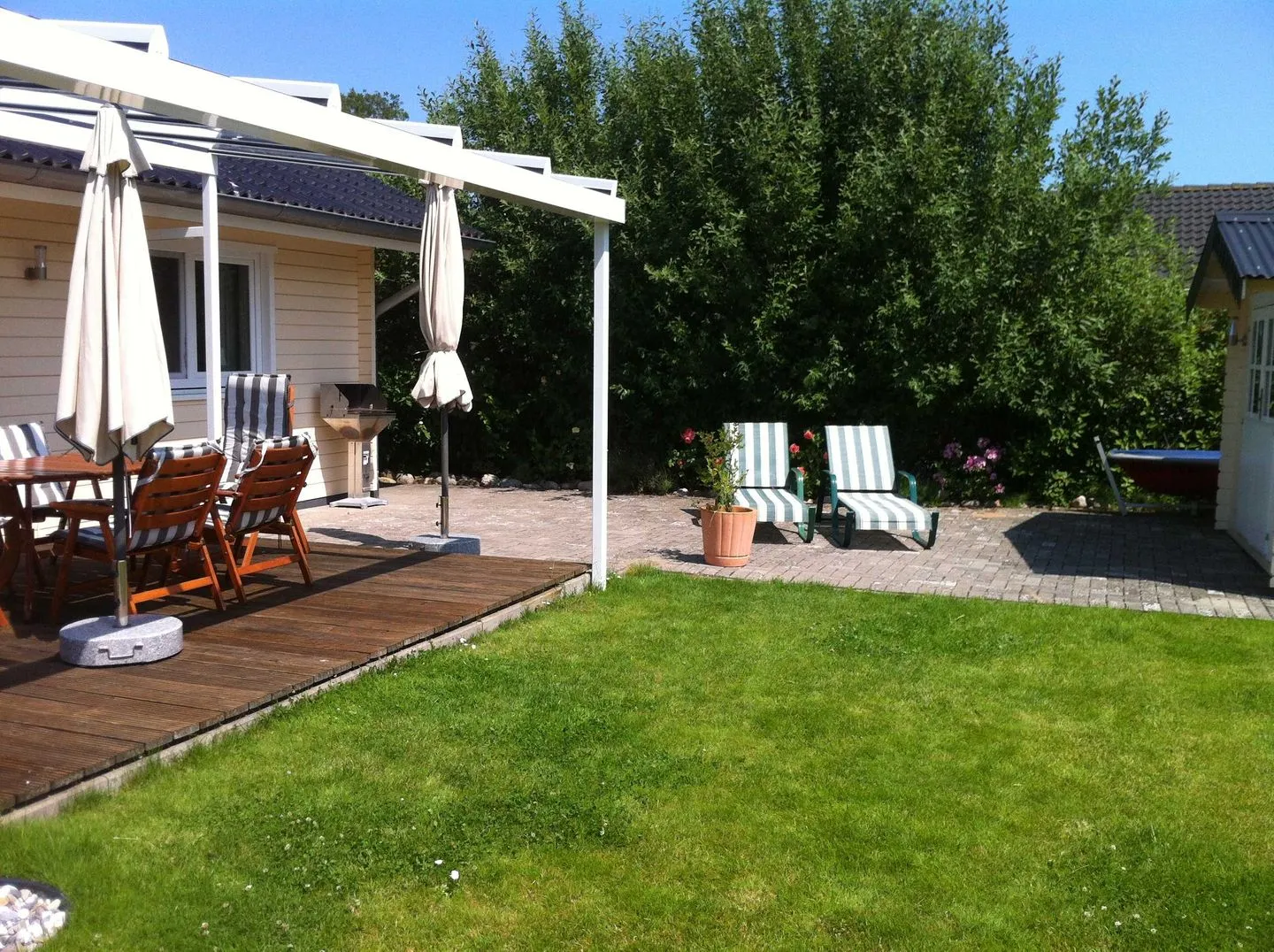 (BIR14) Ferienhaus am Birkenweg Niendorf - Garten