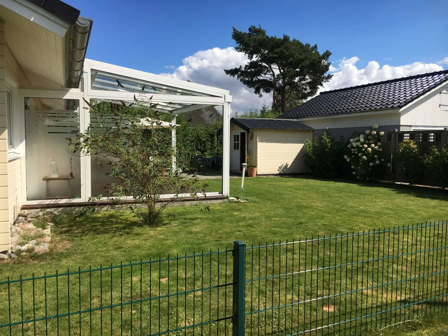 (BIR14) Ferienhaus am Birkenweg Niendorf - Gartenblick