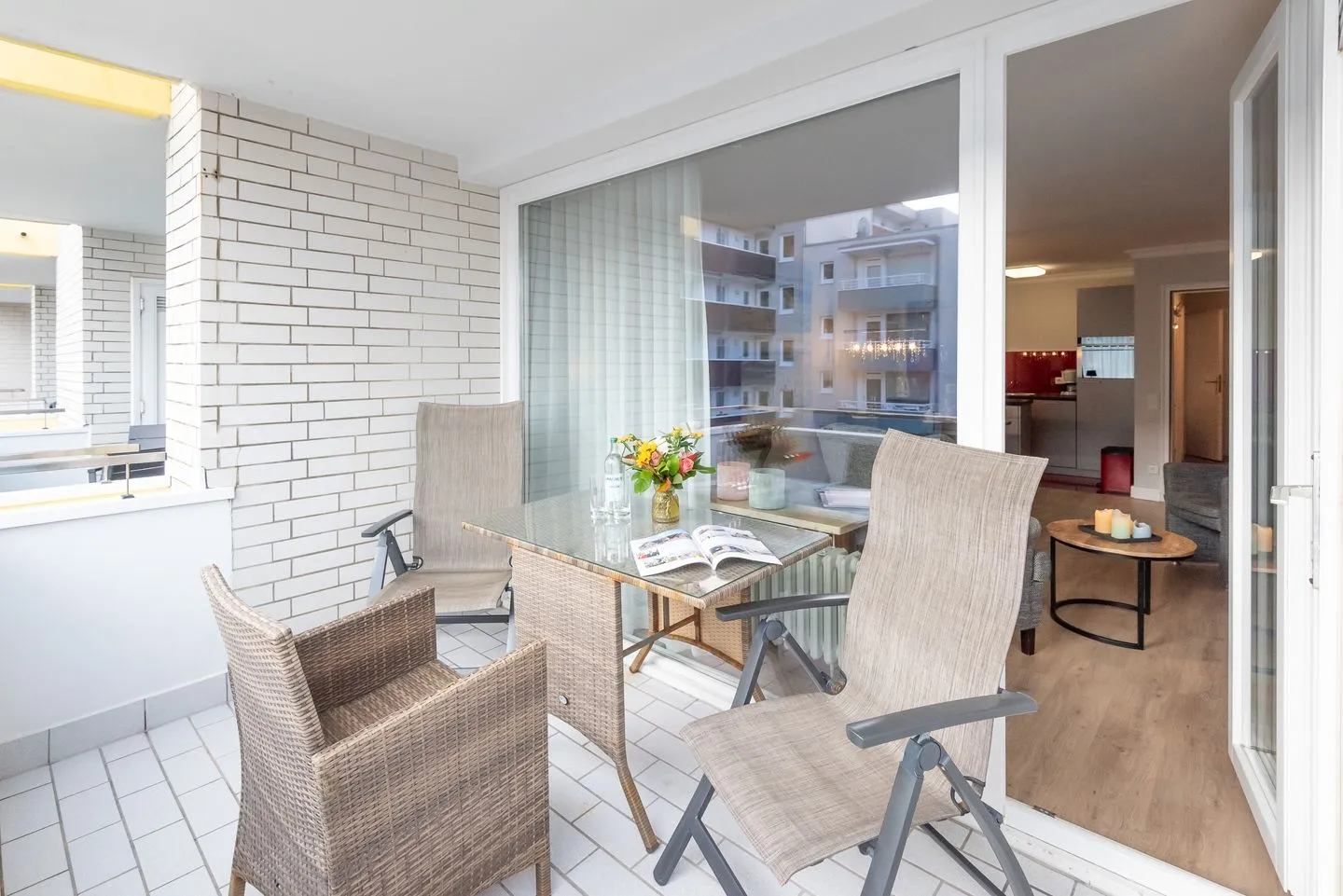 Ferienwohnung Eydum Nr. 38 Westerland - Balkon