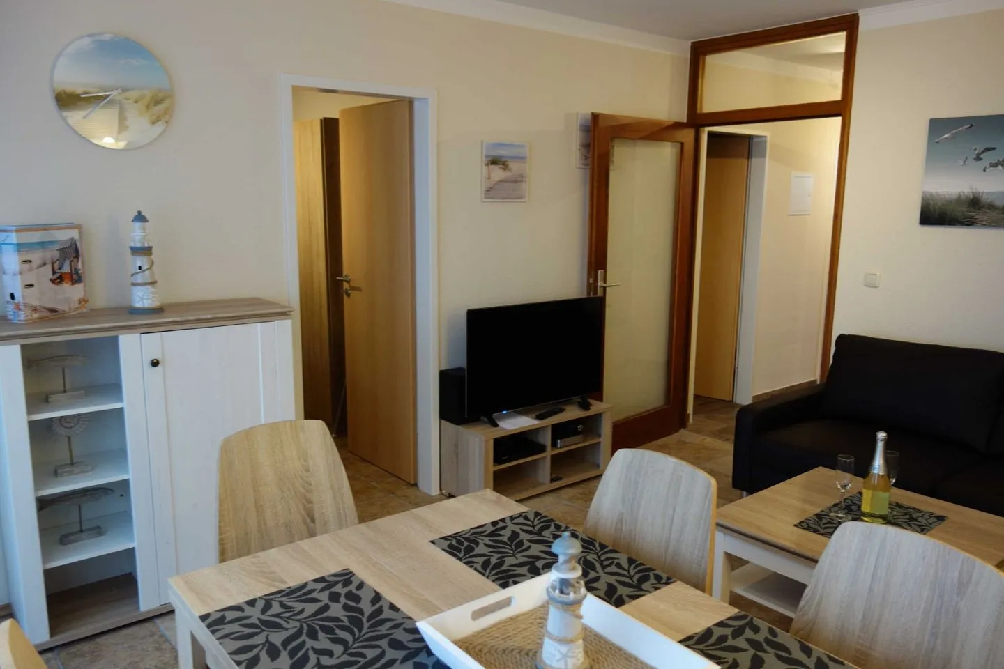 (MEI27a) Ferienwohnung "Ostseetraum" Niendorf - Wohnzimmer