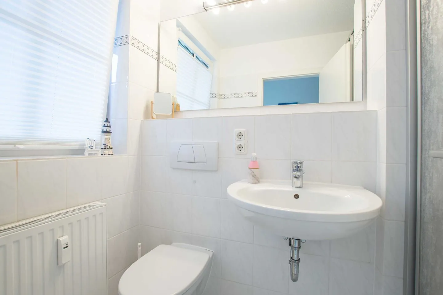 (Ost5a) Ferienwohnung " Weishaupt" Niendorf - Badezimmer
