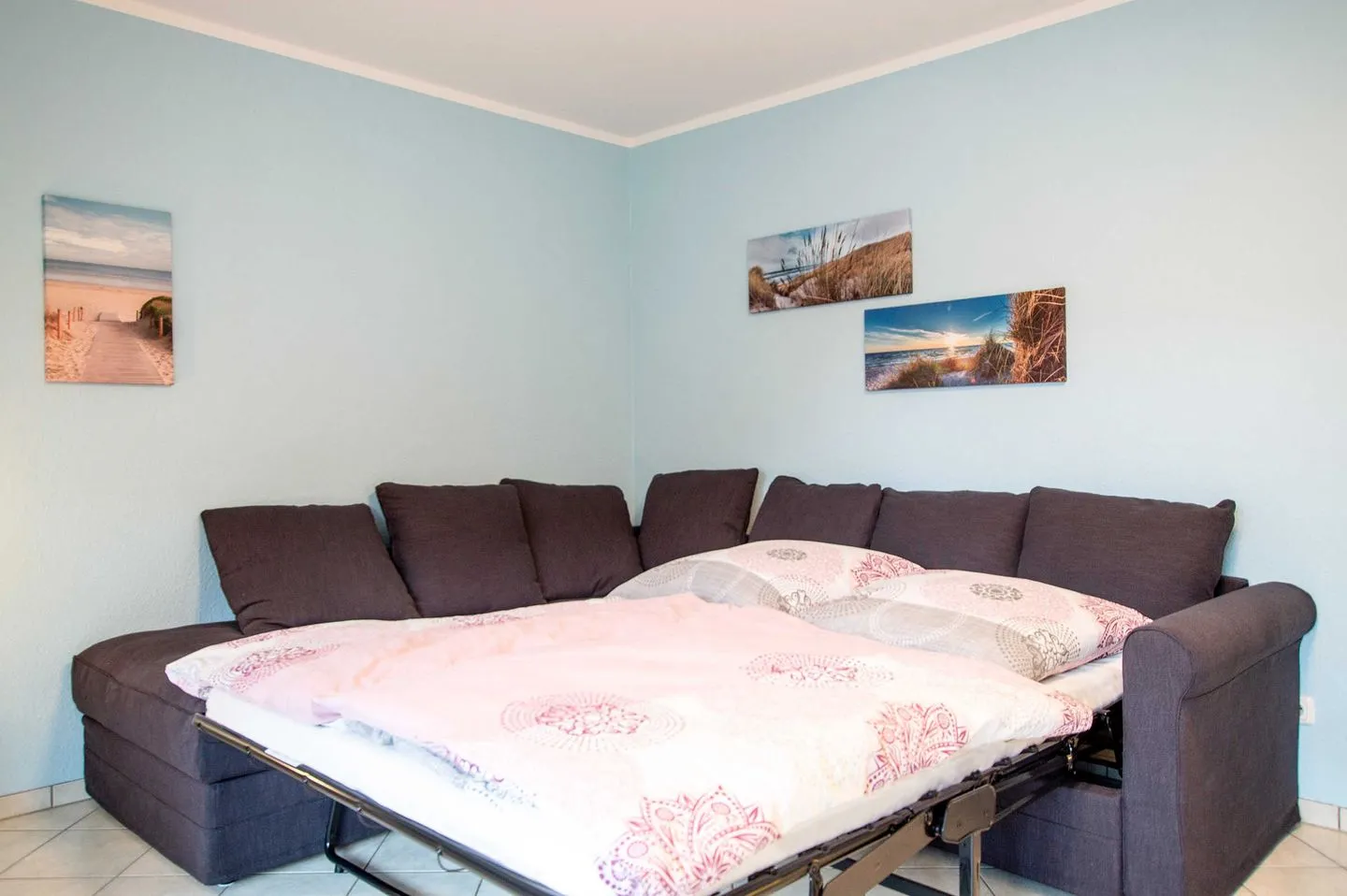 (Ost5a) Ferienwohnung " Weishaupt" Niendorf - Wohnzimmer