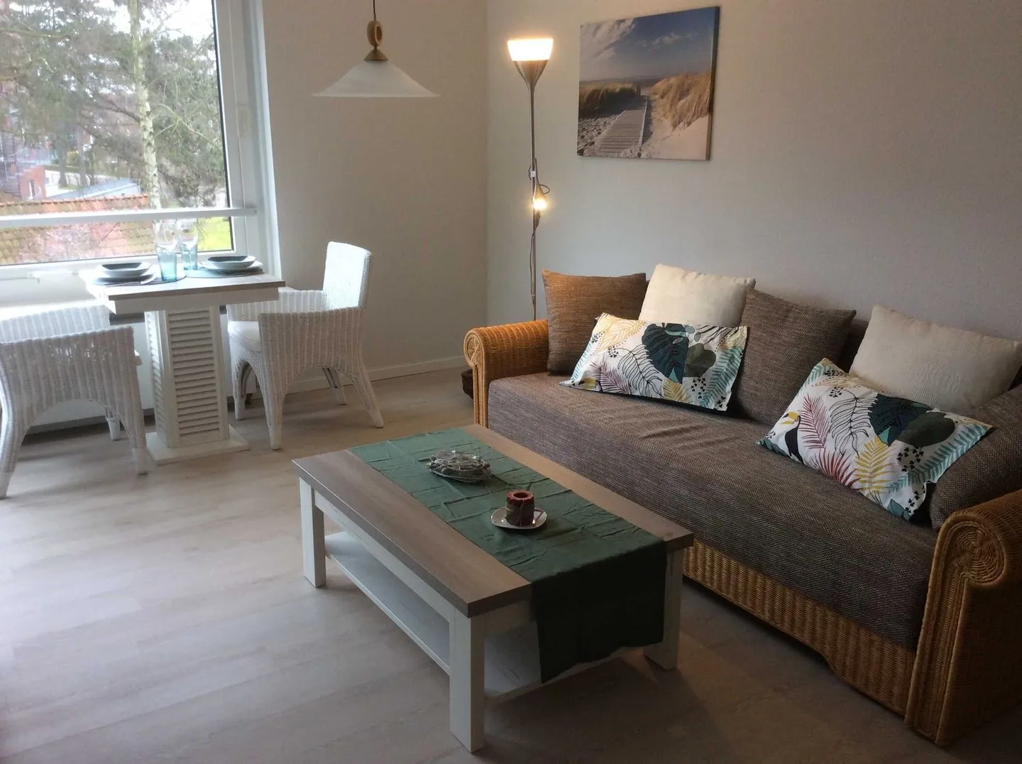 (ROD32a) Ferienwohnung "Muschelfischer" Niendorf - Wohnzimmer