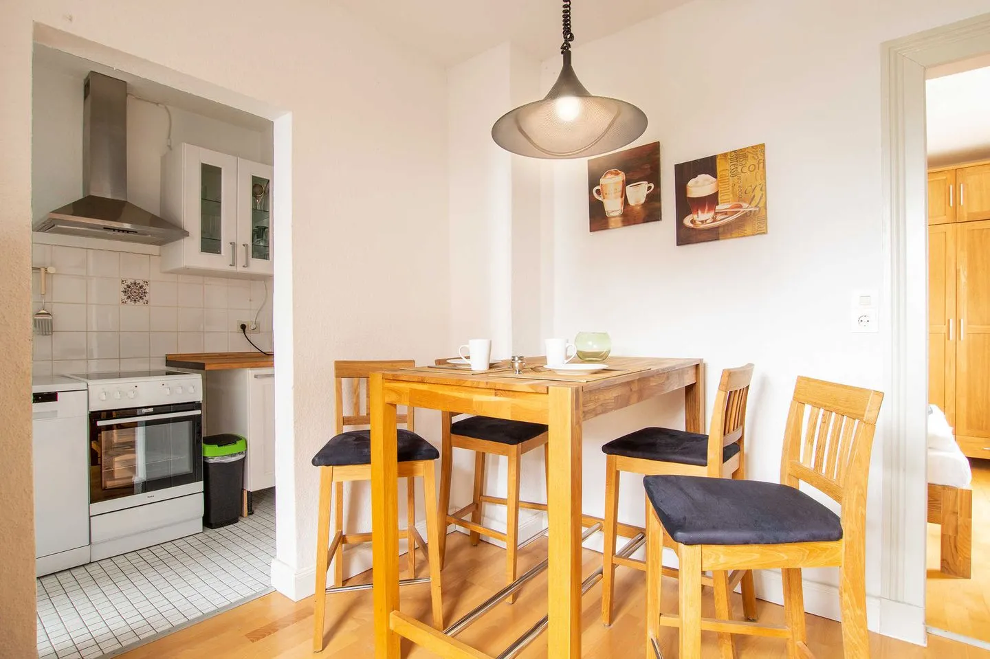 (STR73) Ferienhaus "Meeresblick" Niendorf - Küche / Küchenzeile