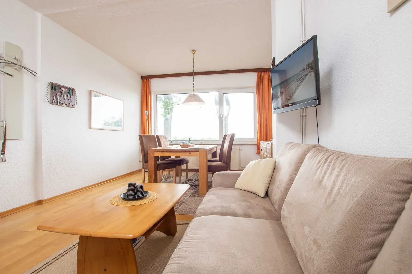 (STR73) Ferienhaus "Meeresblick" Niendorf - Wohnzimmer