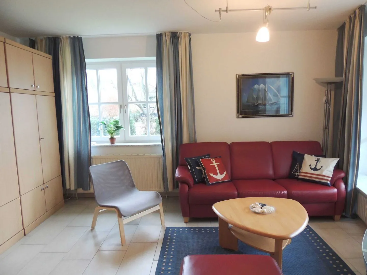 (STR80a) Ferienwohnung "Haus Atlanta" Niendorf - Wohnzimmer