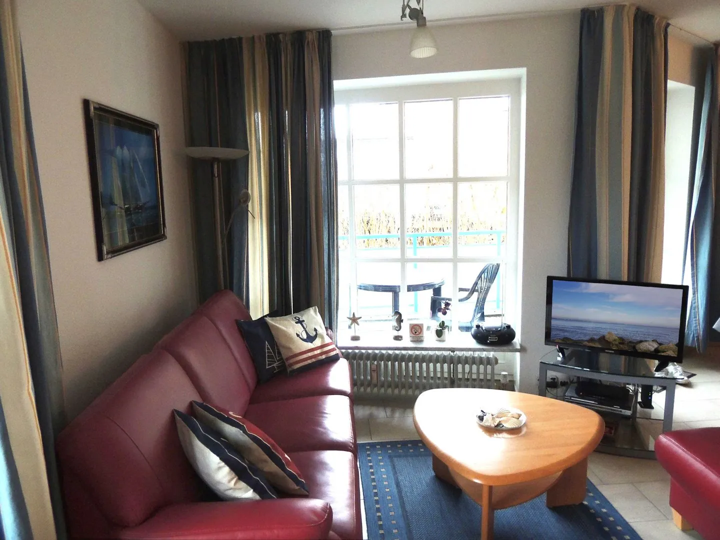 (STR80a) Ferienwohnung "Haus Atlanta" Niendorf - Wohnzimmer