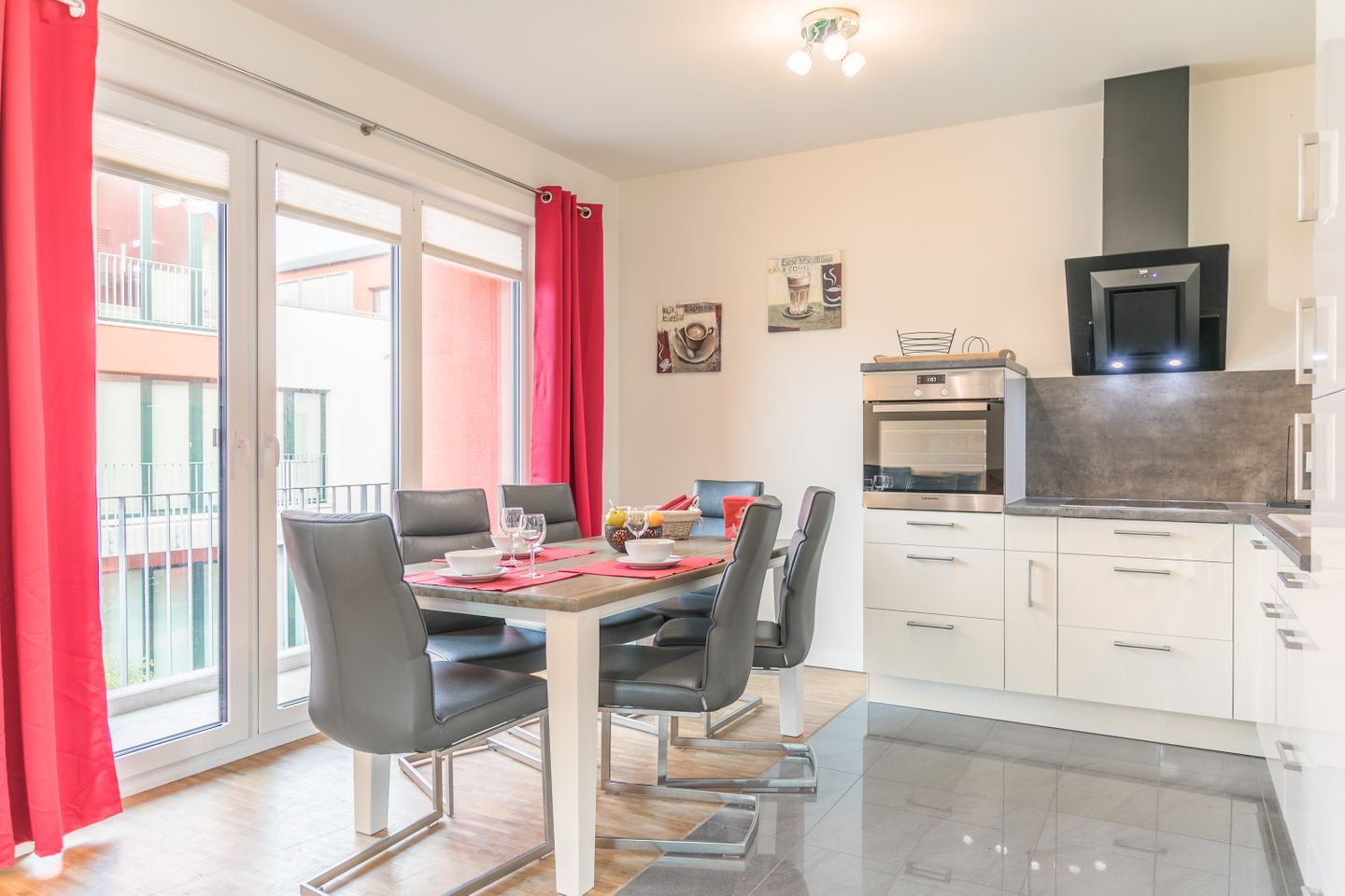 Ferienwohnung Nordlichter Küchenzeile