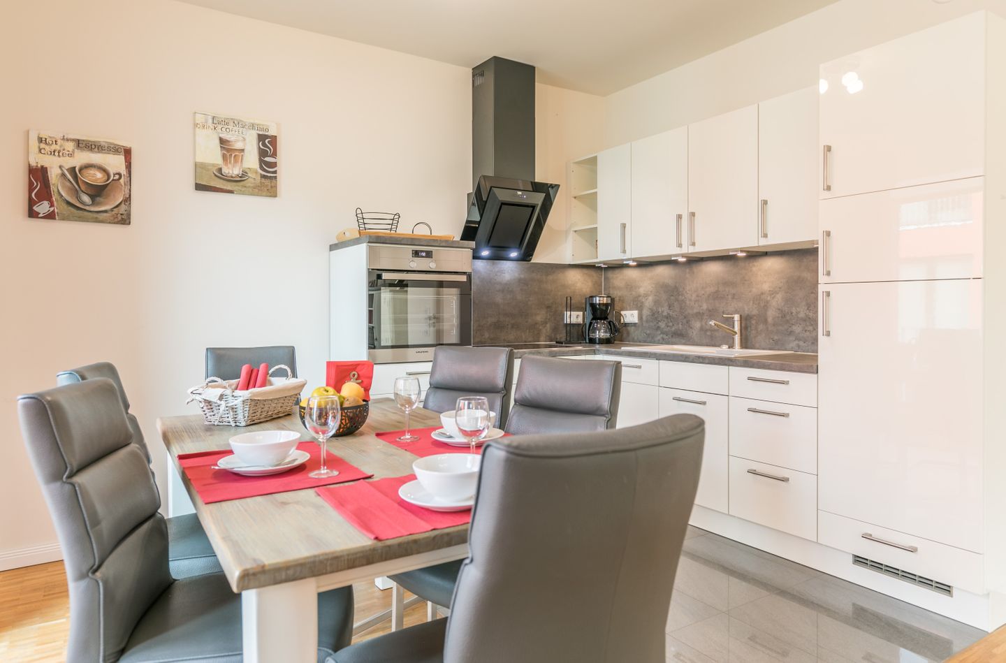 Ferienwohnung Nordlichter Küche