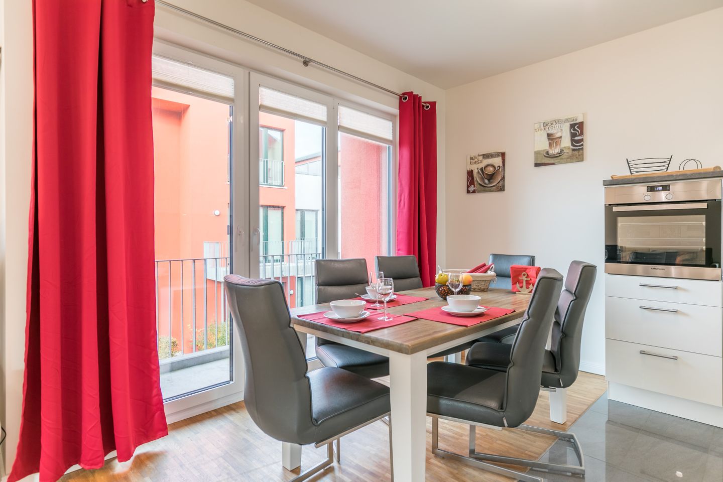 Ferienwohnung Nordlichter Wohnzimmer