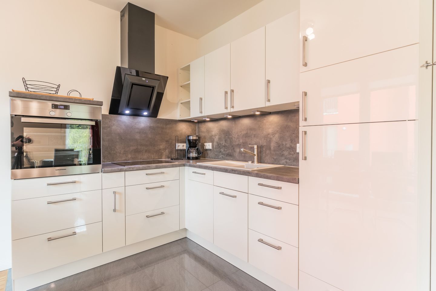 Ferienwohnung Nordlichter Küchenzeile