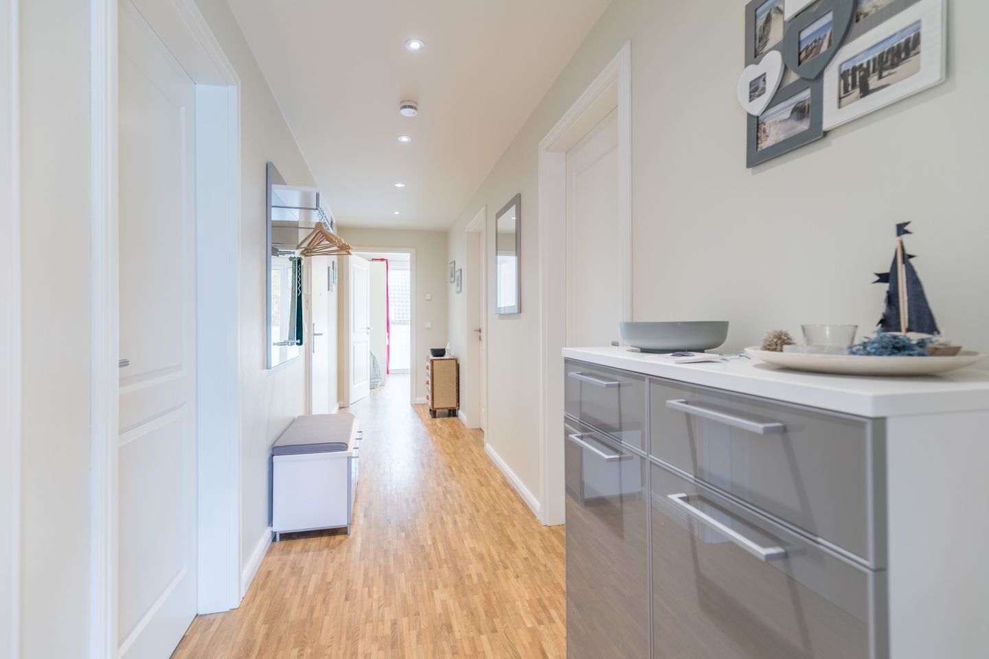 Ferienwohnung Nordlichter Fluransicht